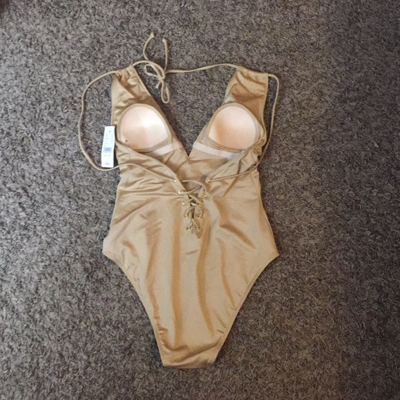Gold one piece NWT - Picture 5 of 7
